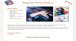 Desktop Screenshot of megacolorprinting.com